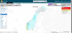 Skjermbilde av forsiden til xGeo.